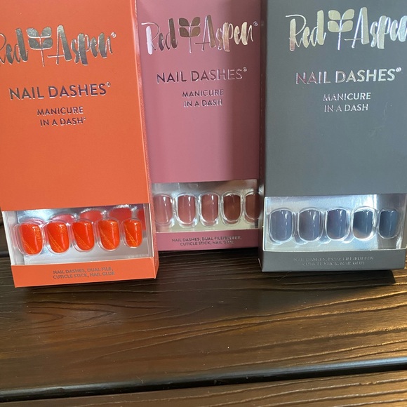 Red Aspen Other - Nail Dashes, 3 sets. Brand new in boxes.